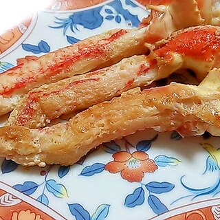 ズワイガニの、だししょうゆバター焼き